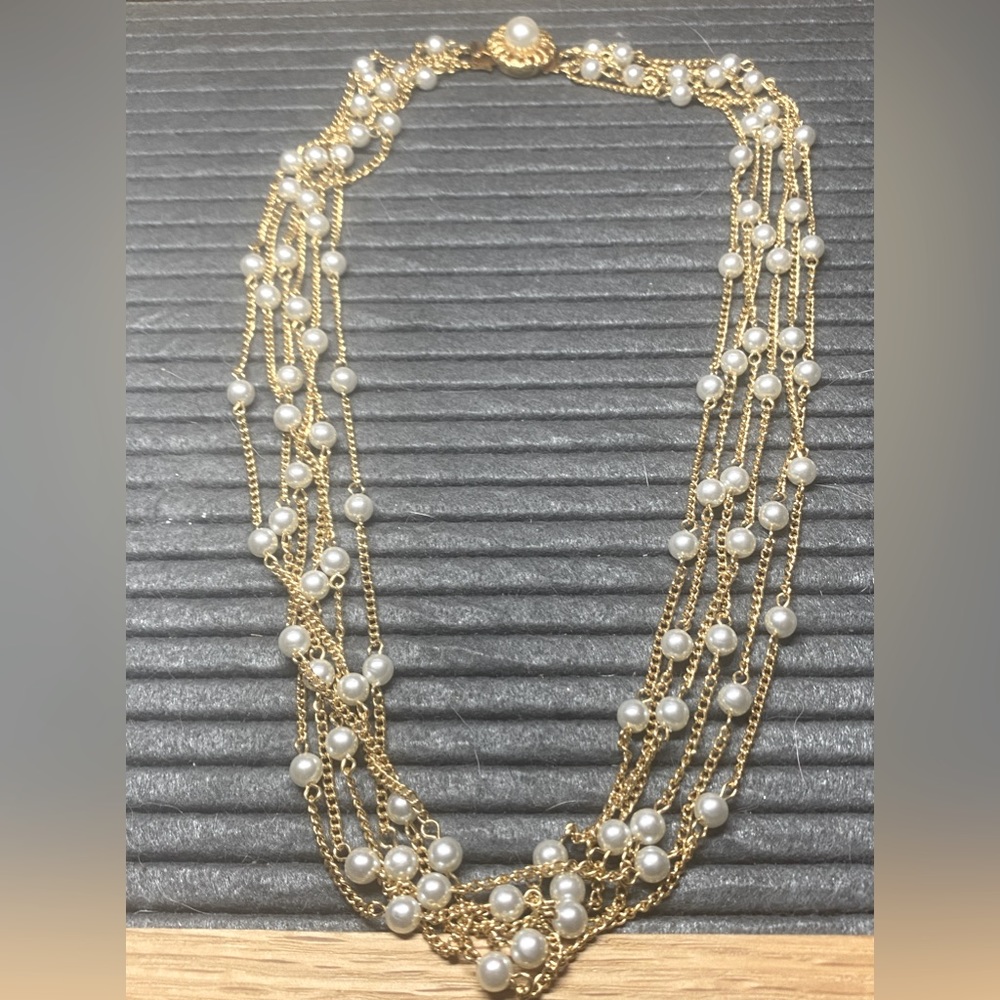 Vintage multi- strand necklace